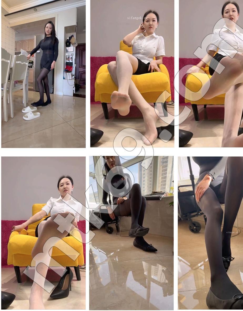 抖音芩鹭 丝足高跟御姐轻熟女 足底骚话淫语 [4V/778MB]全网惊呼