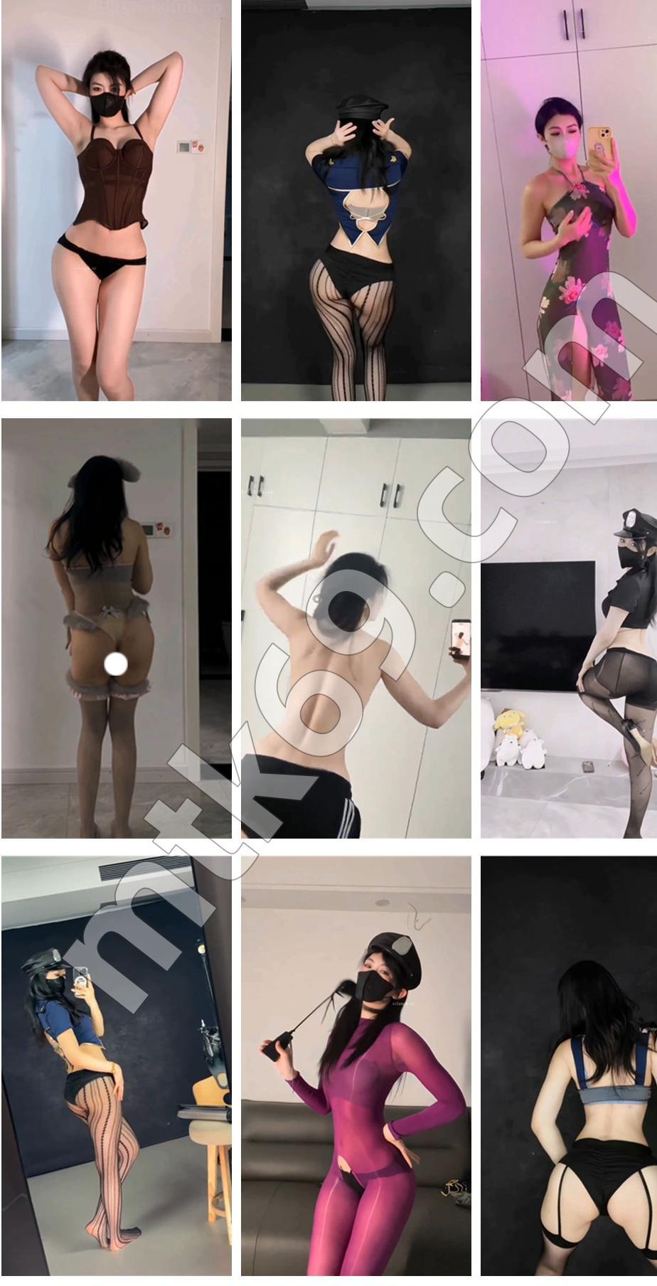 抖音25W粉主播 彭程程 内衣福利骚舞 电臀顶胯 [12V/374MB]教学分享