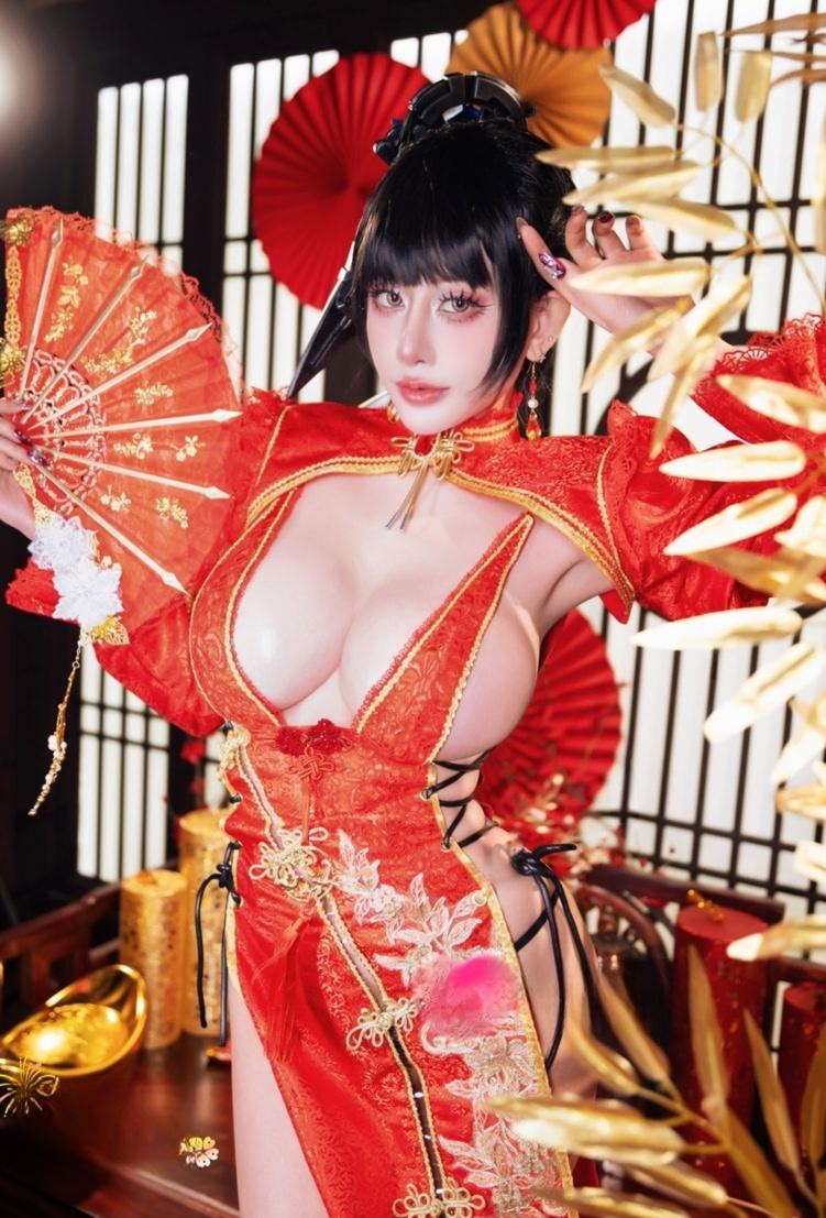 Byoru Eve New Year Qipao-性感美女
