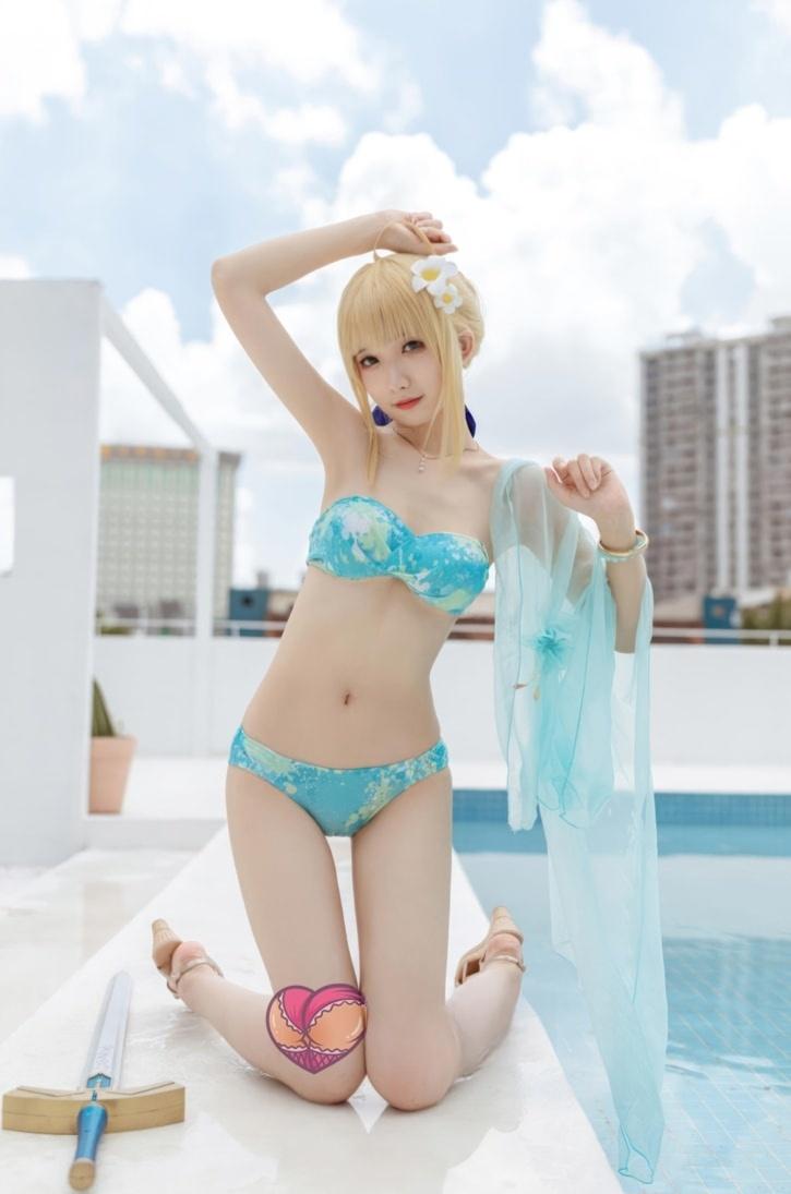 封疆疆v FGO Saber 泳装-小编强推