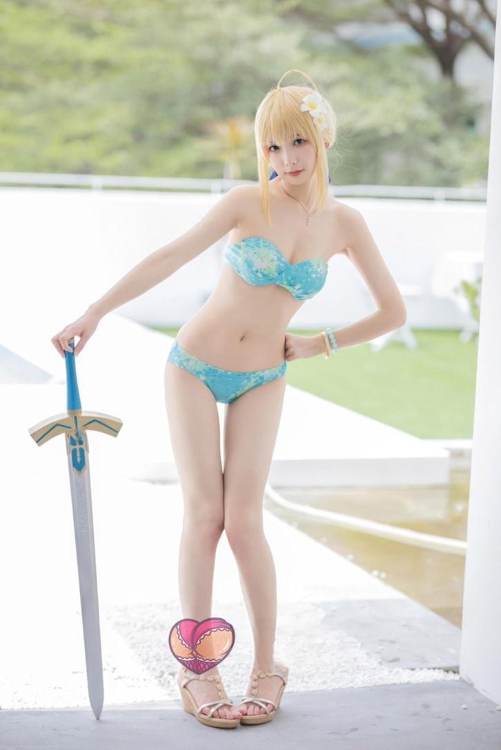 封疆疆v FGO Saber 泳装-小编强推