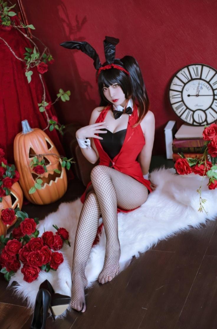 二佐Nisa – 约会大作战 狂三 兔女郎-完美coser