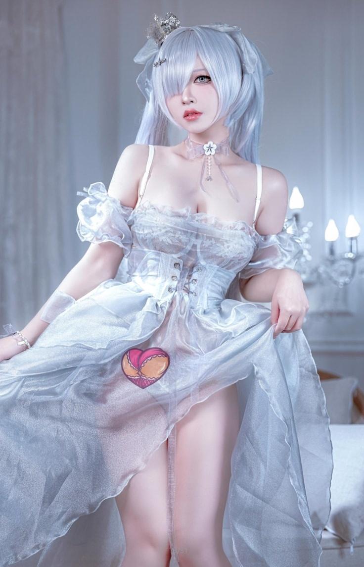 半半子 胜利女神：妮姬 灰姑娘-最佳coser