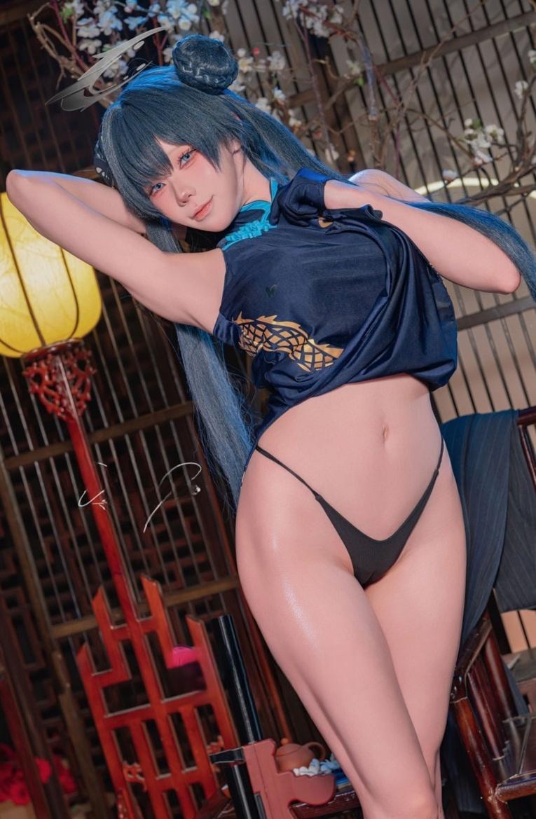 咬一口兔娘 2026年4月作品『碧蓝档案龙华妃咲』-优质作品