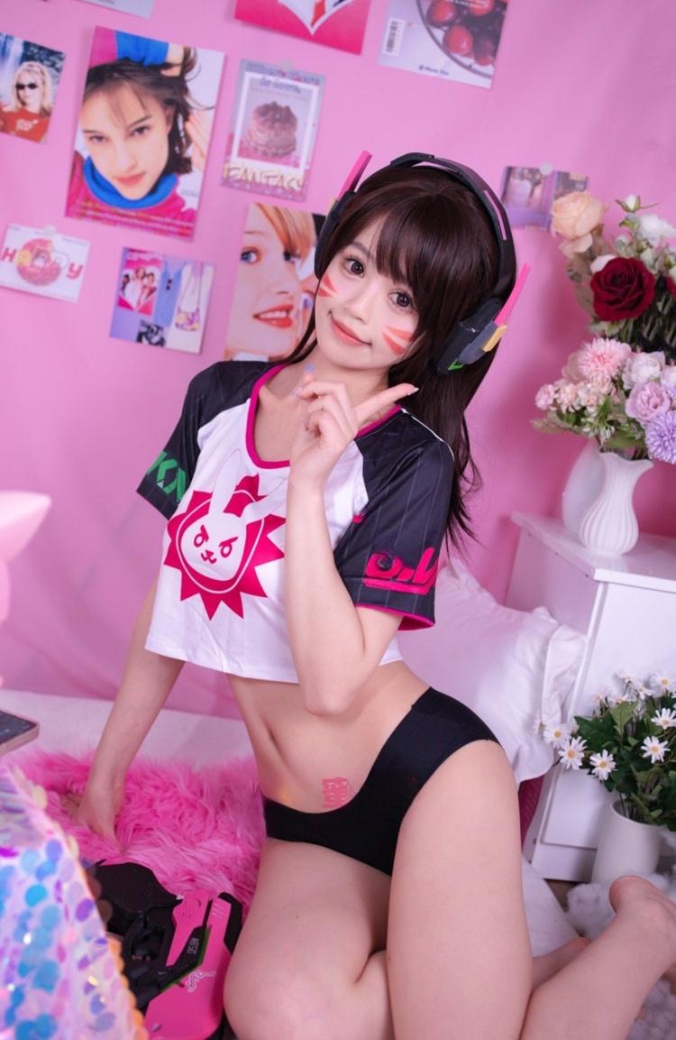 星黛鹿鹿(千反田鹿子) OW DVA-最佳coser
